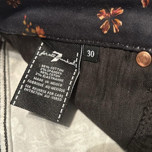 ✨HP✨ NWT $199 7 For All Mankind Skinny Ankle English Botanical - Picture 6 of 7